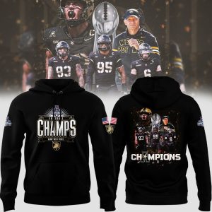 NCAA Army Black Knights 2024 Football Champs "Army West Point" Hoodie